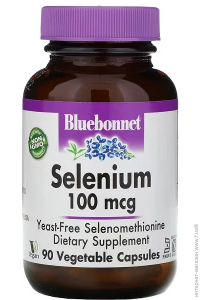 Вітаміни Bluebonnet Nutrition Selenium 90 капсул (4384304596) Вітаміни Bluebonnet Nutrition Selenium 90 капсул (4384304596)