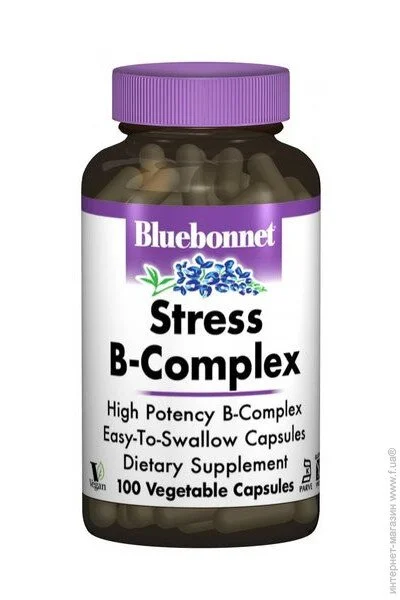 ³ Bluebonnet Nutrition Stress B-Complex 100 Veg Caps (000000726)