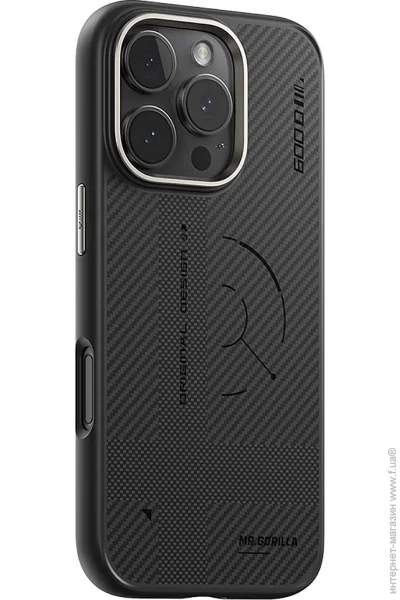 Blueo Bi-Texture Magnetic 600D Air Aramid Fiber  Apple iPhone 16 Pro Max Black (BL011-I16PMBGR)