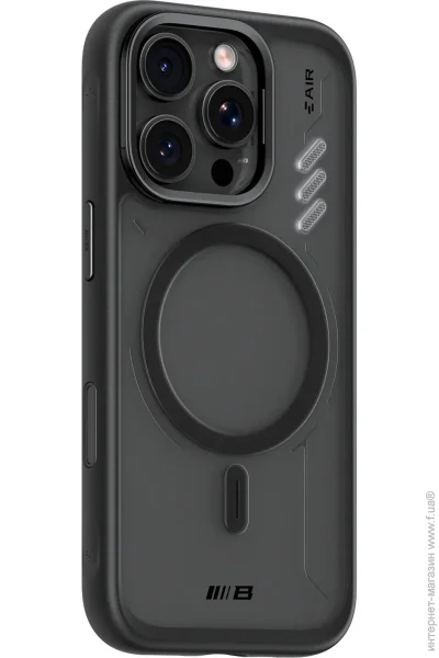  Blueo Frosted Heat Dissipation with MagSafe  Apple iPhone 16 Pro (Black)
