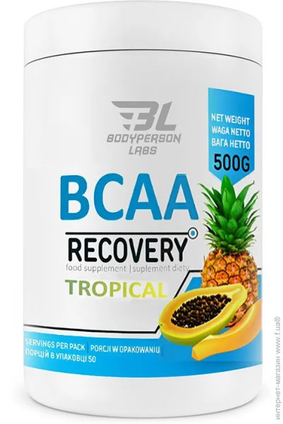  Bodyperson Labs BCAA Recovery - 500g Tropical (100-46-5574116-20)
