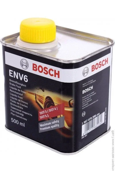 Гальмівна рідина Bosch ENV6 500мл (1987479206) Гальмівна рідина Bosch ENV6 500мл (1987479206)