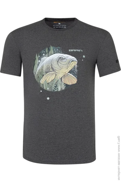   Brain  GrumpyCarp XL dark grey melange (1919.06.03)