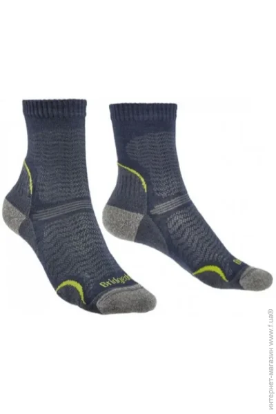  Bridgedale  Hike UL Performance Crew Wmn Original Denim L (1053-710101.435.L)