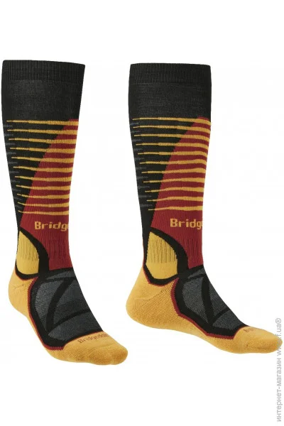 Bridgedale  Ski MW Black/Gold L (1053-710214.226.L)