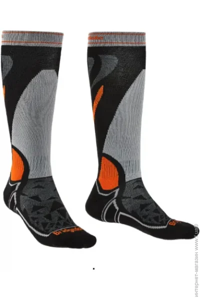  Bridgedale  Ski MW Black/Silver L (1053-710556.822.L)