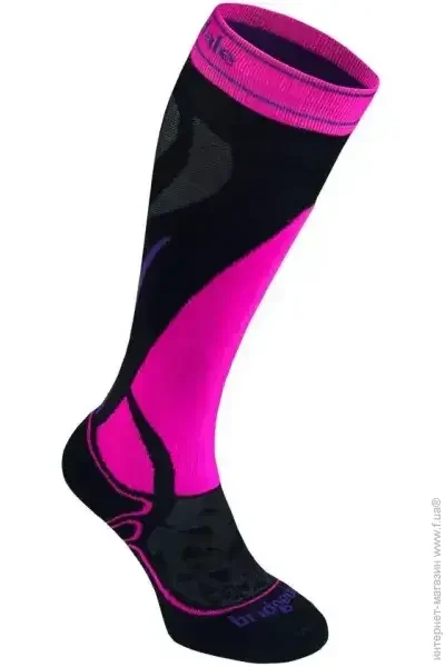  Bridgedale  Ski MW Wmn Black/Pink M (1053-710638.077.M)