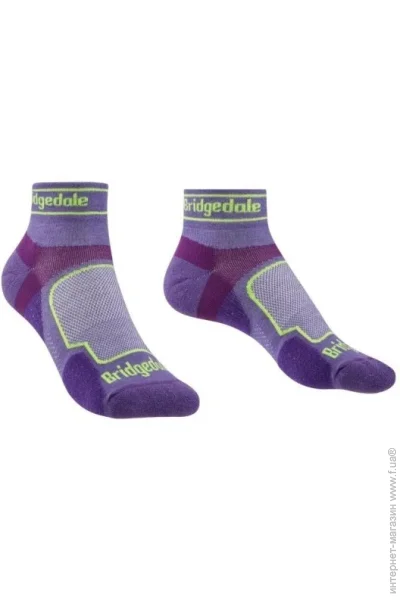  Bridgedale  Trail Run Ultralight T2 Coolmax Sport Low Wms M Purple (1053-710258.371.M)