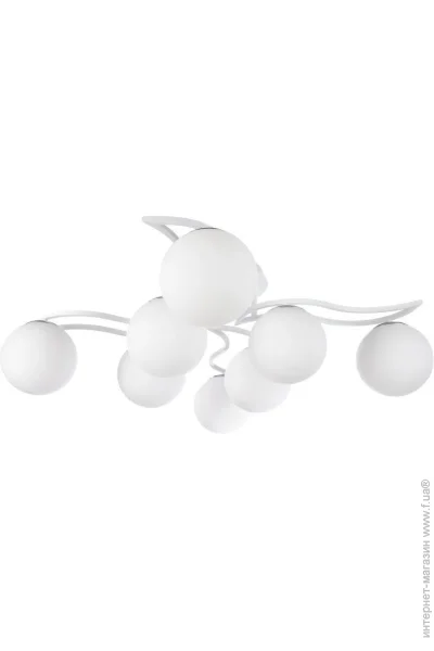 Люстра прованс молекула BL-318S/8 E27 WH Brille 22-495 Люстра прованс молекула BL-318S/8 E27 WH Brille 22-495