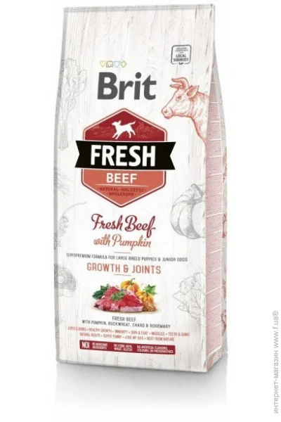   Brit   Brit Fresh Beef Pumpkin Growth Joints 12 kg (      ) (170991/530755)