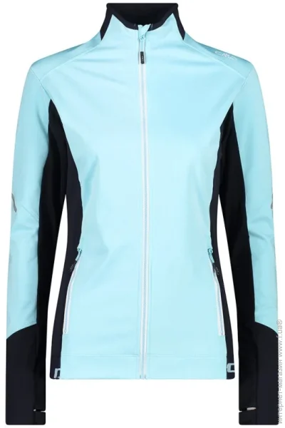 Campagnolo  Women's Full-Zip Hybrid Jacket Light Blue XS (1097-31A2466-L219 36)