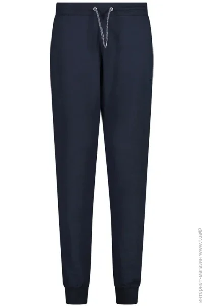 Campagnolo  Women's Joggers in Light Stretch Fabric with Cuff Dark Blue XS (1097-32D8046-N950 36)