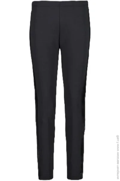 Campagnolo  Women's Trousers in Jersey-chenille Black XS (1097-30M0226-U901 36)