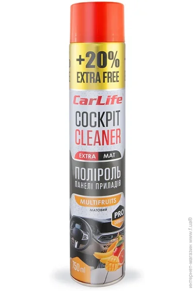  Carlife . Cockpit Cleaner EXTRA MAT 750ml (24/) (CF775) (0392113)