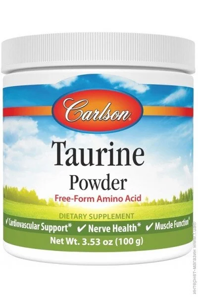  Carlson Labs Taurine Powder 100 g /31 servings/ Unflavored (000019130)