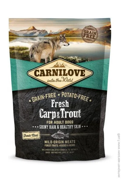   Carnilove   Fresh Carp & Trout for Adult dogs,  , 1.5  (147550)