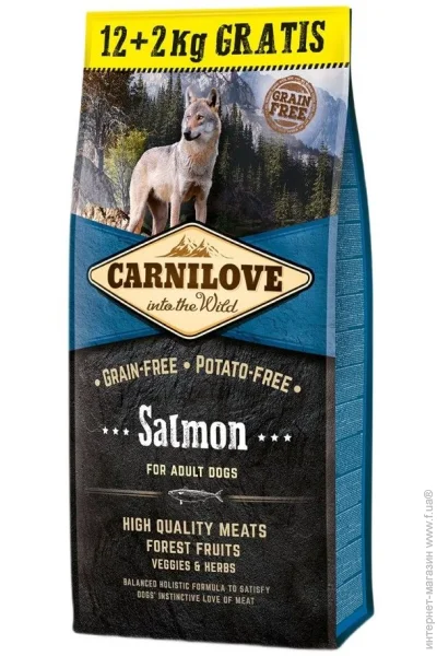   Carnilove   Salmon /  12+ 2  (8595602553532)
