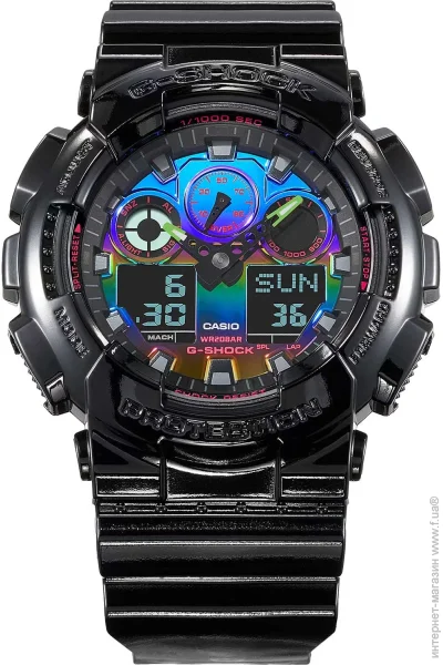  Casio G-SHOCK GA-100RGB-1AER Black