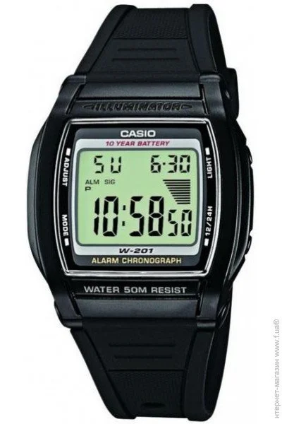  Casio Collection W-201-1AVEF