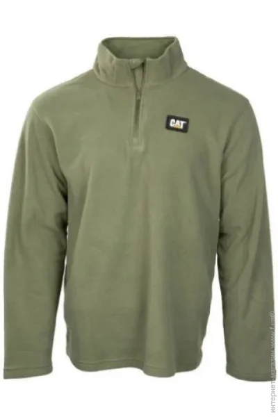 () Caterpillar (CAT)   Full Zip Microfleece Olive XL (1103-1030010-12369-XL)