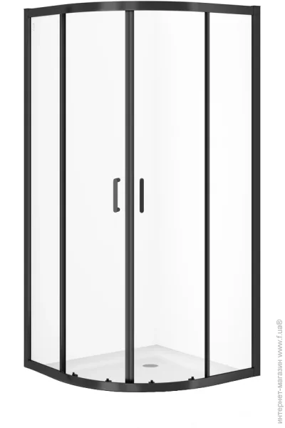   Cersanit Zip Black 90x90x190   (S163-008)
