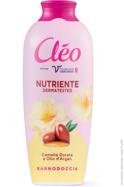 Cleo Гель для душа Золота камелия и аргановое масло 750 мл Cleo Гель для душа Золота камелия и аргановое масло 750 мл