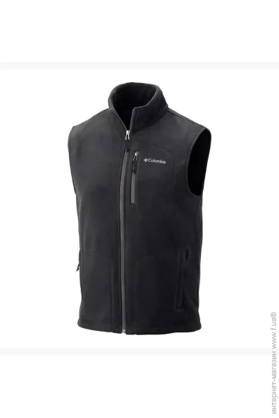  Columbia Fast Trek Fleece Vest Black (AM1056-010-S)