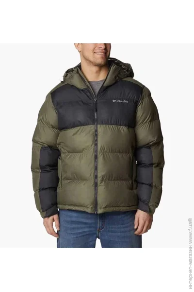  Columbia Pike Lake Ii Hooded Jacket Stone Green (WM0326-397-L)