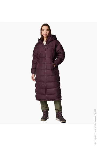  Columbia Pike Lake Ii Long Jacket Bordo (2051351CLB-607-48)