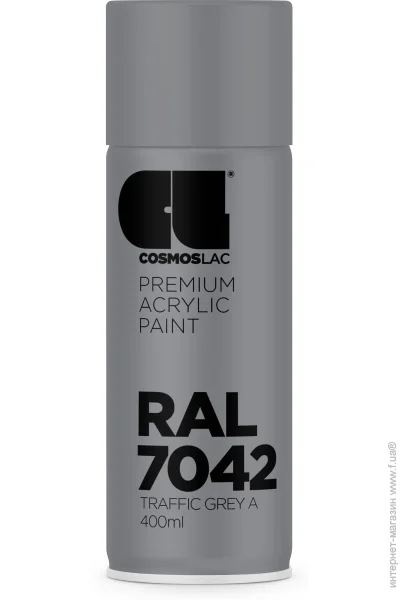 Автомобільна фарба Cosmos Lac Емаль аерозольна №306M транспортний сірий мат Автомобільна фарба Cosmos Lac Емаль аерозольна №306M транспортний сірий мат