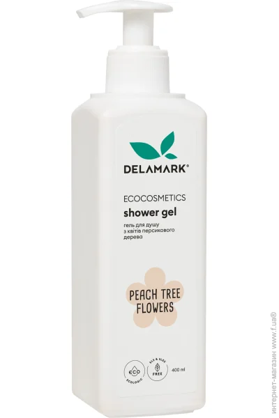 DeLaMark Гель для душа с ароматом цветов персикового дерева 0.4л (4820152331472) DeLaMark Гель для душа с ароматом цветов персикового дерева 0.4л (4820152331472)