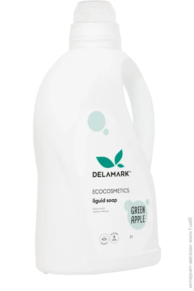 DeLaMark Жидкое мыло Зеленое яблоко 2 л DeLaMark Жидкое мыло Зеленое яблоко 2 л