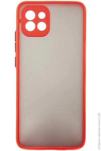  Dengos Matte for Samsung Galaxy A03 Red (DG-TPU-MATT-95)