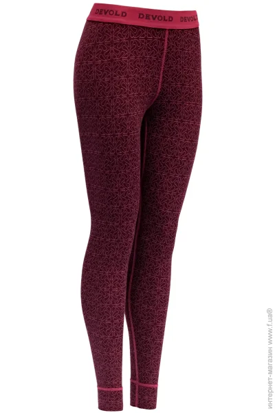 Devold  Duo Active Merino 205 Longs W Dark Red L (1092-7028567458266)