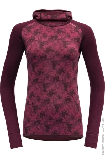 Devold  Kvitegga Merino 230 Hoodie Wmn 2023 Beetroot M (1092-7028567455944)