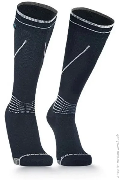 Dexshell  Longlite Socks 2.0 39-42 Black/Grey (1047-DS72506JBG-M)