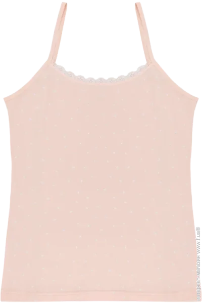 Женская майка на тонких бретельках. - Donella - 23114 - XL - Персиковый (51697) Женская майка на тонких бретельках. - Donella - 23114 - XL - Персиковый (51697)