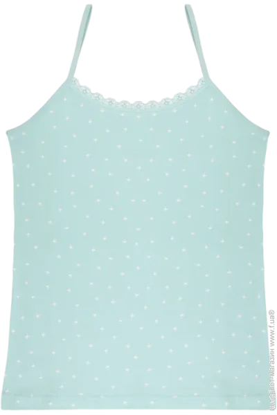 Майка жіноча на тонких бретельках - Donella - 23114 - XXL - Світло-бірюзовий (51708) Майка жіноча на тонких бретельках - Donella - 23114 - XXL - Світло-бірюзовий (51708)