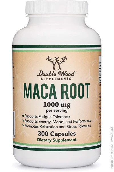    Double Wood Maca Root 1000 mg 300 capsules