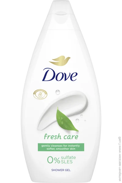 Dove Гель для душа Прикосновение свежести 500 мл Dove Гель для душа Прикосновение свежести 500 мл