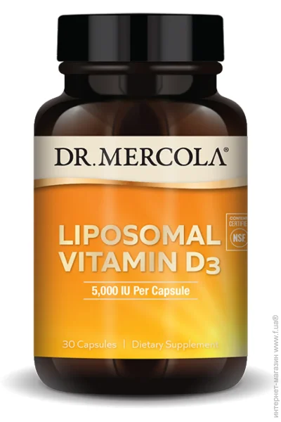  Dr. Mercola Liposomal Vitamin D3 5000 IU - 30 caps (813006016995)