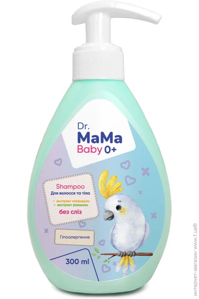 Dr.Mama Шампунь детский 0+  для волос та тела 300 мл Dr.Mama Шампунь детский 0+  для волос та тела 300 мл