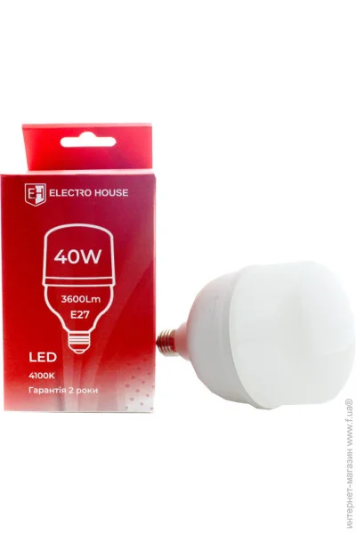   Electrohouse LED  120 E27 40  4100 (EH-LMP-1302)