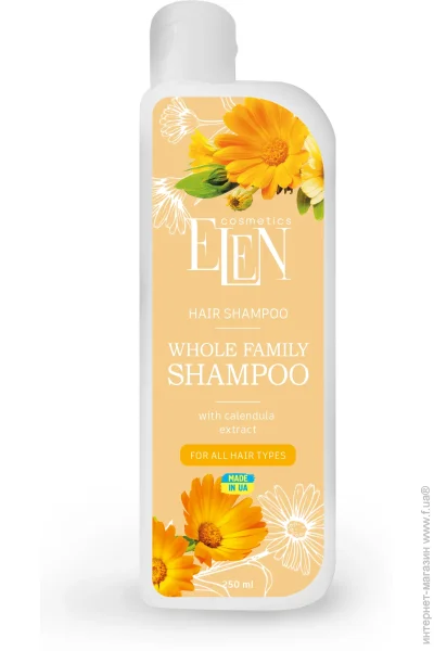Шампунь-гель Elen Cosmetics Для всей семьи с календулой 250 мл (4820185224345) Шампунь-гель Elen Cosmetics Для всей семьи с календулой 250 мл (4820185224345)