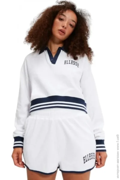  Ellesse Crocetta Cropped Sweatshirt (SGV20265-908-XS)