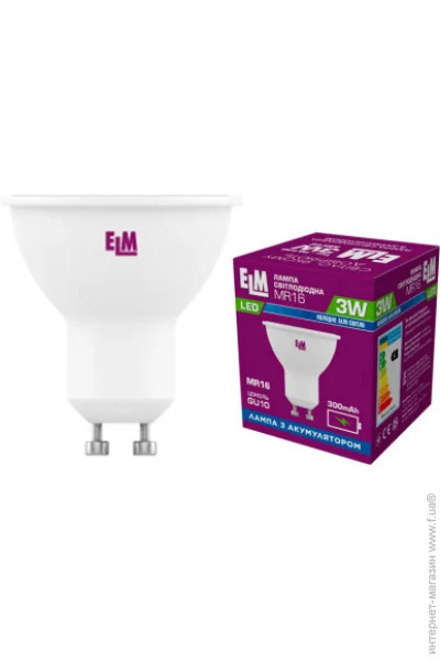  ELM MR16 3W PA10B GU10 4000   (18-0197)