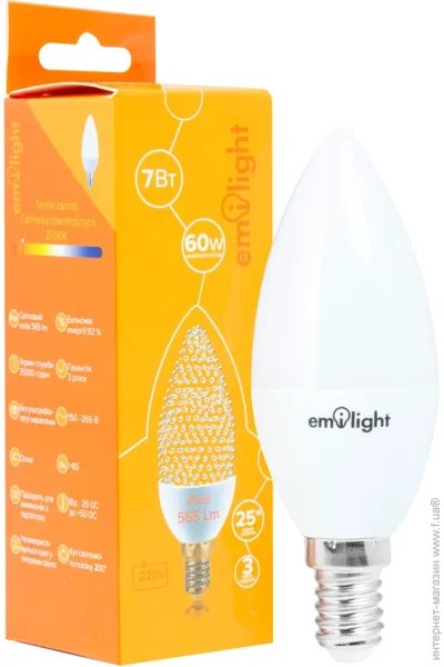   Emilight   7  C37  E14 220  2700 