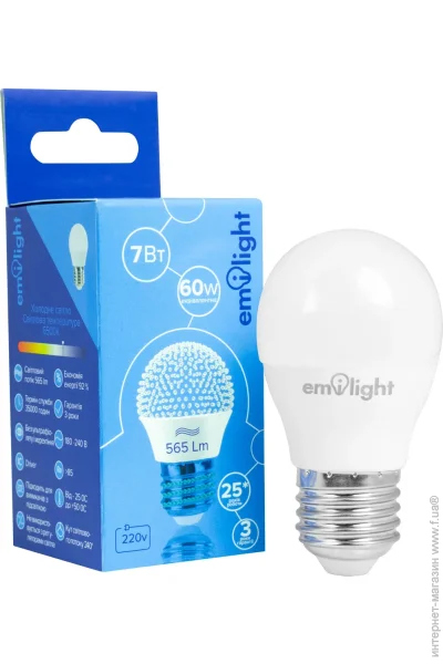   Emilight   7  G45  E27 220  6500 