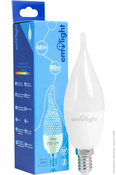   Emilight   9,5  CF37  E14 220  6500 