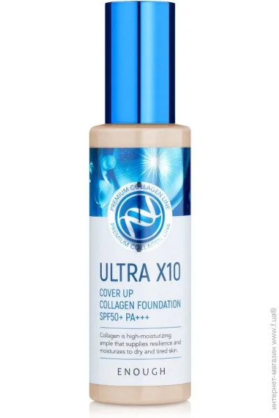   Enough Ultra X10 Cover Up Collagen Foundation Spf50 + Pa + + + (13), 100  (8809605870993)